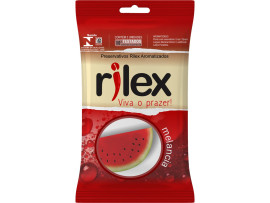 Preservativo com aroma de Melancia com 3 unidades - Rilex